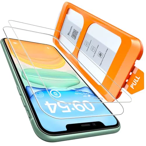 TOCOL Panzerglas für iPhone 11 und iPhone XR - 9H Härte, kratzfest, anti-fingerabdruck