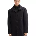 TOM TAILOR Herren 1042475 Wollmantel mit Brusttasche