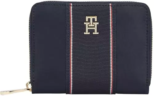 Tommy Hilfiger Damen Geldbörse Poppy Klein, Blau, Einheitsgröße