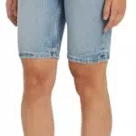 Tommy Hilfiger Damen Jeans Shorts Slim Fit, Blau, 28W
