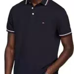 Tommy Hilfiger Herren Tipped Slim FIT Polo MW0MW37346 S/S Poloshirt