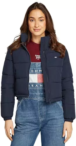 Tommy Jeans Damen Cropped Essential Pufferjacke Kurz