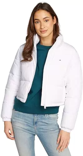 Tommy Jeans Damen Cropped Essential Pufferjacke Kurz