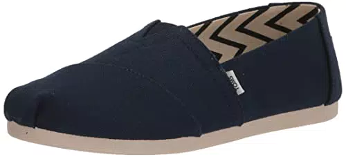 TOMS Damen Alpargata aus recycelter Baumwolle Flache Slipper