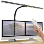 Tyonto 1300LM Doppelkopf Schreibtischlampe LED Dimmbar Fernbedienung