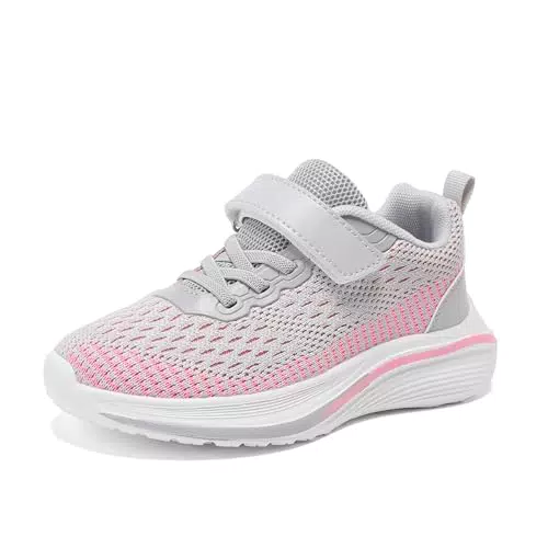 Tysulr Mädchen Turnschuhe - Atmungsaktive Hallenschuhe für Kinder und Jungen