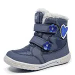 TZJS Kinderstiefel Jungen Mädchen Winterstiefel Warm Gefütterte Schneestiefel Baumwollstiefel Rutschfeste Winterschuhe mit Wolle Gefüttert Wasserdicht Rutschfeste Wintersohle