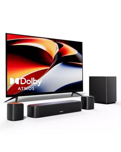 ULTIMEA 5.1ch Soundbar mit Dolby Atmos, 3D Surround Sound System für TV