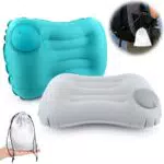 Ultraleicht Camping Kopfkissen Leichtes Reisekissen Aufblasbares Kopfkissen Luftkissen Nackenkissen Aufblasbare Camping Kissen-Camping Pillow für Camping
