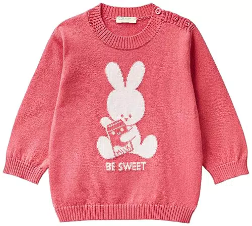 United Colors of Benetton Baby-Mädchen Trikot G/C M/L 102cb100n Pullover