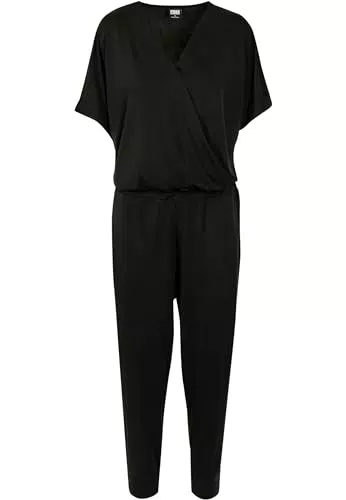 Urban Classics Damen Ladies Modal Jumpsuit, Schwarz