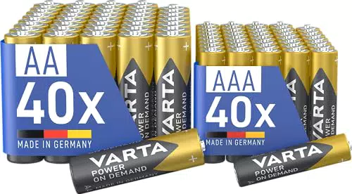 VARTA Batterien AA, 20 Stück, Power on Demand, Alkaline