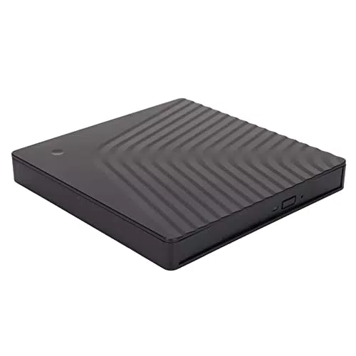 VBESTLIFE Externes DVD-Laufwerksgehäuse, Abnehmbares USB3.0 USB2.0 5 Gbps Laptop Optical Drive Box für 12