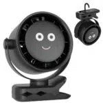 Ventilator Leise mit Clip - USB Tischventilatoren, 5 Geschwindigkeiten Tragbarer Mini Fans mit LED Display