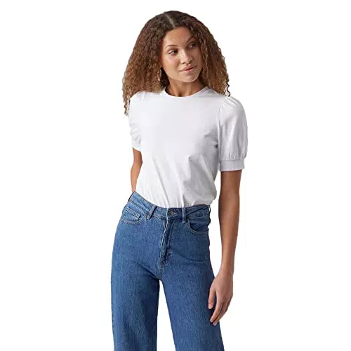 VERO MODA Damen Vmkerry 2/4 O-neck Top Vma Jrs Noos Shirt