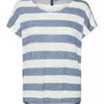 VERO MODA VMWIDE Stripe S/L TOP GA NOO