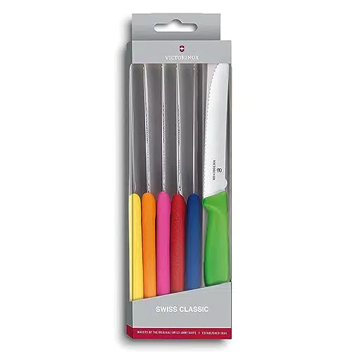 Victorinox Swiss Classic Tomaten- und Tafelmesser, 6-teilig