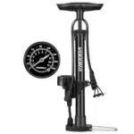 VOGORA Fahrradpumpe alle Ventile, Luftpumpe Fahrrad Französische Ventile mit 160PSI Manometer