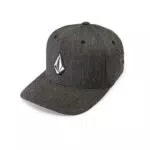 Volcom Herren Cap Full Stone Hthr Xfit, Charcoal Heather