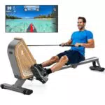 VOWVIT Rudergerät für Zuhause OR3, Magnetisches Rudergeräte mit Bluetooth Monitor