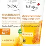 WELEDA Bio Baby Calendula Wundschutzcreme parfümfrei - Naturkosmetik Wundsalbe/Babycreme für den Schutz empfindlicher Haut im Windelbereich. Hilft bei Rötungen
