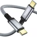 Wengshini USB C auf USB C Kabel 2M, 240W/20Gbps USB C 3.2 Gen2 x 2 Datenkabel