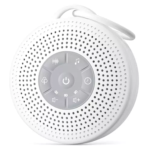 White Noise Machine Baby, Einschlafhilfe Babys mit 2000mAh Akku