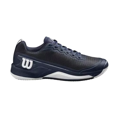Wilson Herren Rush Pro 4.5 Clay Tennis Shoe, Navy Blazer/Navy Blazer/White