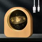 WIYETY 3D Kristallkugel Nachtlicht, Solar System Kristallkugel
