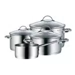WMF Provence Plus Topfset Induktion 5-teilig, Kochtopf Set mit Glasdeckel