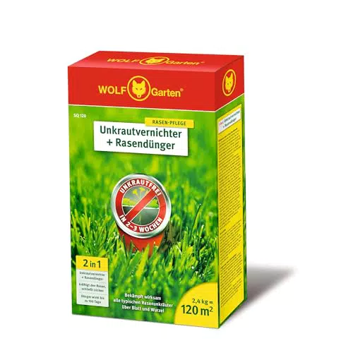 WOLF-Garten 2-in-1: Unkrautvernichter + Rasendünger SQ 120 3840720