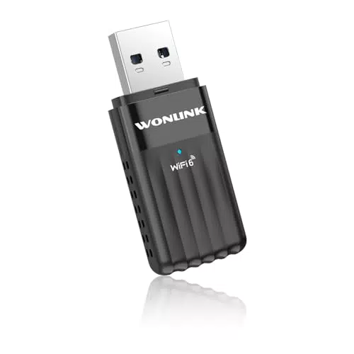 WONLINK WLAN Stick für PC, AX900 Bluetooth5.3 WiFiB Adapter Dongle Dual Band Internet WiFi Stick für PC/Desktop/Laptop