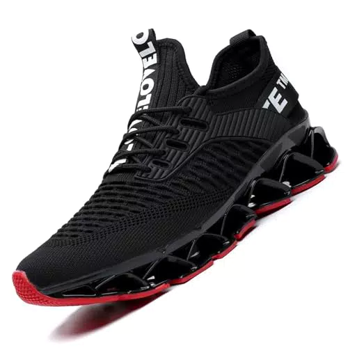 Wrezatro Herren Laufschuhe Atmungsaktive Anti-Rutsch Mode Sneaker Wandern Tennis Sneaker Sportschuhe