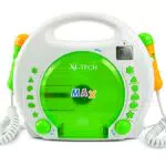 X4-TECH Kinder CD-Player Bobby Joey MP3 mit Akku und Netzteil