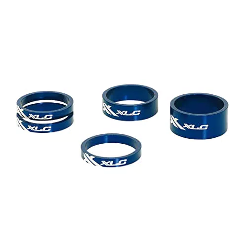 XLC Unisex Erwachsene Lenkkopferweiterung A-Head Spacer-Set AS-A02 3x5/1x10/1x15 mm 1 1/8 Zoll