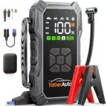 YaberAuto Starthilfe Powerbank mit Luftkompressor, 150PSI 5500A Auto Starthilfe