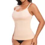 YARRCO Shape Unterhemd Damen Tank Top Bauchweg Shapewear Sport Tanktop Figurformendes Trägertop Body Shaper Hemdchen Nahlos Formendes Camisole Shaping Hemd