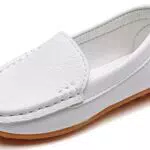 Yeeteepot Kinder Mokassins Bootsschuhe Mädchen Flache Halbschuhe Jungen Weich Loafers rutschfest Oxfords Slippers Bequem Lauflernschuhe