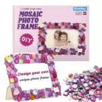 Yrinfay Make Bilderrahmen Mosaiksets für Kinder - Basteln Mädchen 5 6 7 Jahre Mosaik - Bastelset Kinder ab 8 9 10 Holz - Geschenke für Mädchen 11 12 Kreativ Geburtstag