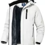 YSENTO Herren Winterjacke Softshelljacke Atmungsaktiv Fleece Gefüttert