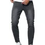 Zewool Herren leichte lässige Stretch Slim Fit Jeans Sommer Frühling extrem Bequeme Flex Denim-Hosen Eng anliegende Bleistift Skinny Jeans dünn leicht Basic