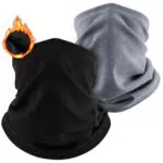 ZOOFUEL Schlauchschal Winter Halstuch für Laufen Radsport Herren Damen Multifunktionstuch Halswärmer Warm Fleece Winddicht Ski Nackenwärmer Fussball