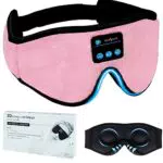 ZUXNZUX 3D Schlafmaske mit Bluetooth-Kopfhörer für Reisen und Yoga