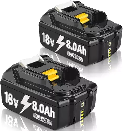 Makita 18V 8.0Ah Ersatzakku BL1860B BL1850B mit LED für LXT-400 Werkzeugakku