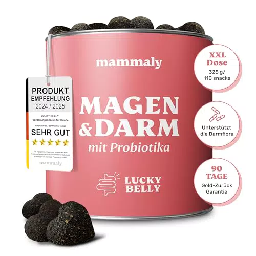 Mammaly Probiotika-Komplex für Hunde - Verdauungssnacks mit Vitamin E