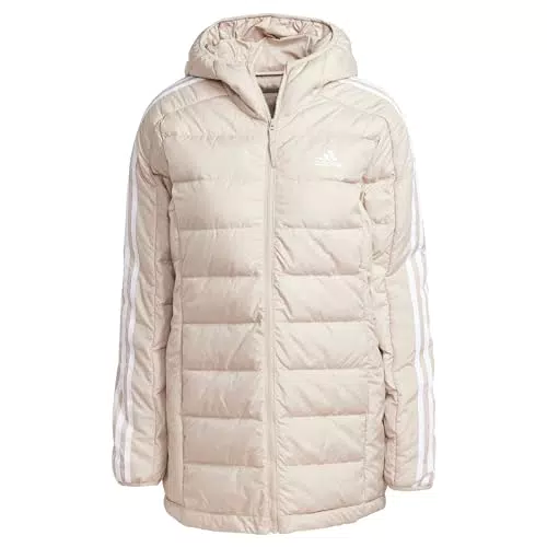 adidas Damen Essentials 3-Stripes Light Down Parka