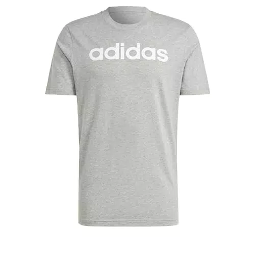 adidas Herren Essentials Single Jersey Linear Logo T-Shirt