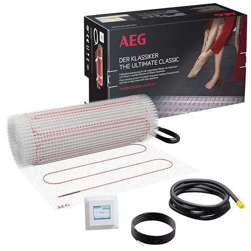 AEG Fußbodenheizung Komplettset 6 m² Basis Thermo TBS TB 160/6 Set Plus