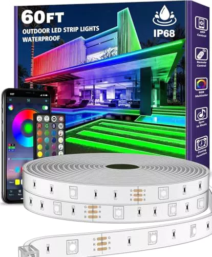 AILBTON LED Streifenleuchte IP68 wasserdicht mit App-Steuerung und Musik-Synchronisation