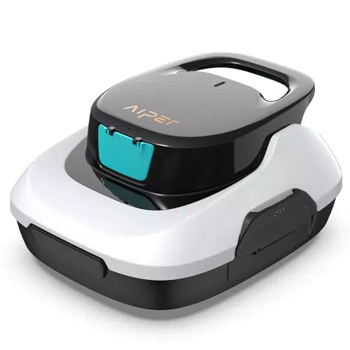 AIPER Kabelloser Poolroboter mit 90 Minuten Reinigungszeit und Selbsteinparkfunktion